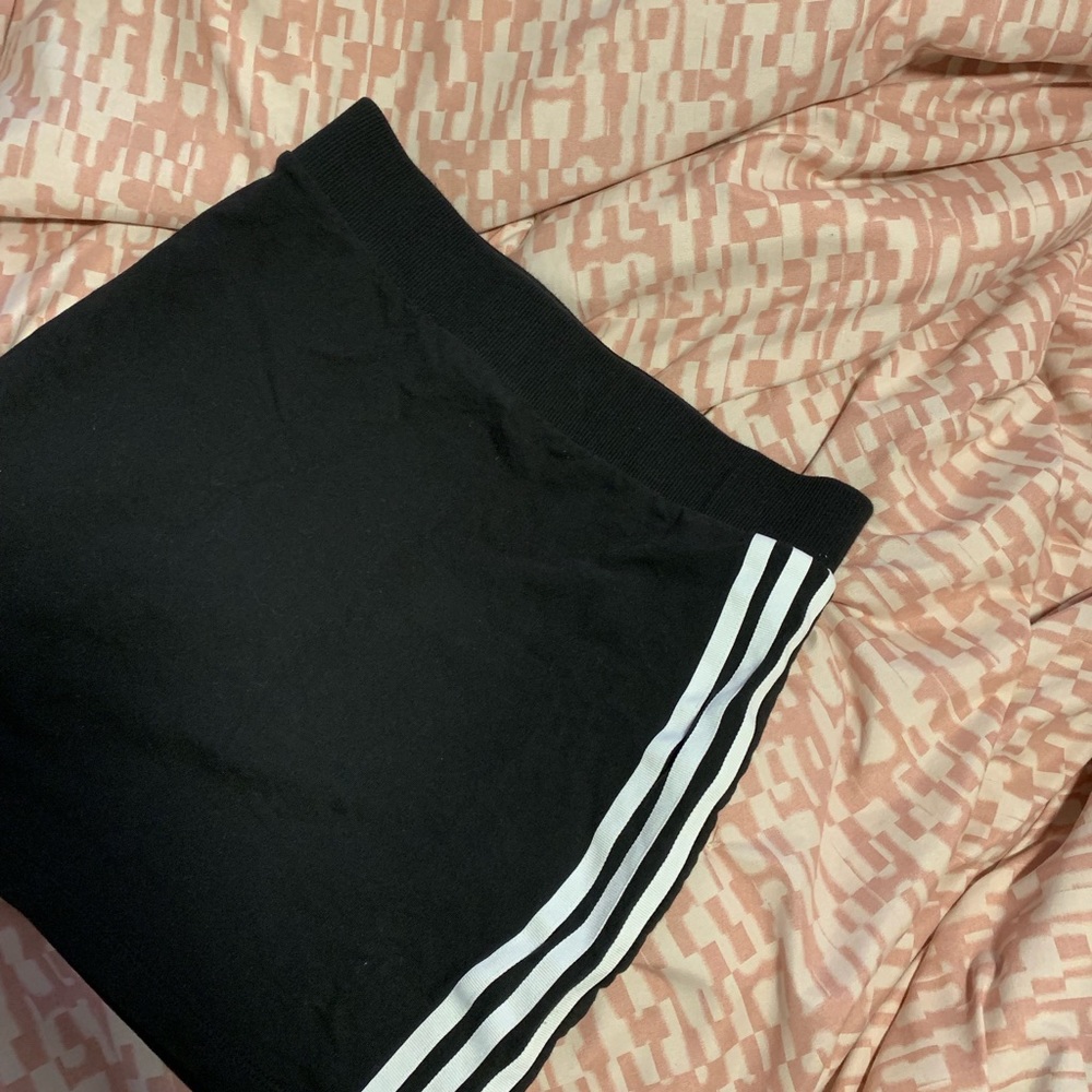 Black adidas skirt size S